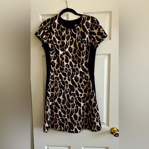 Vince‎ Camuto, Worn once, animal, print dress, size 12